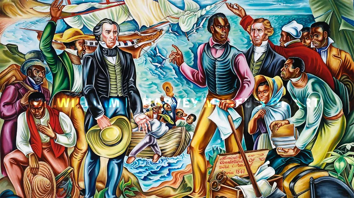 Harvey Museum mural